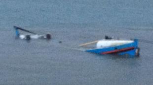 The lifeboat was seen submerged in Hayle Estuary |  Image copyright Alex Pym 